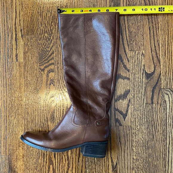 Nine West Leather Saddle Boots - Picture 7 of 9